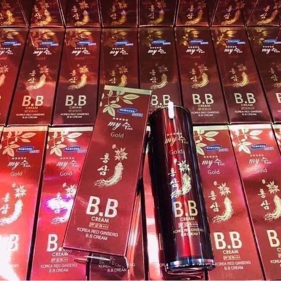 MY SU GOLD Korea Red Ginseng BB Cream SPF 50+ PA++++ 40ml. Made In Korea - Picture 3 of 9